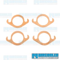 Exhaust Gaskets, Exhaust to Cylinder Head, 1-5/8in ID, Slip-In, Copper