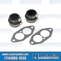 Intake Manifold Boot Kit, Dual Port, Black