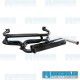 Single Quiet Pack Exhaust System, 1-3/8in. Header, Black w/Chrome Tip