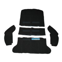 Carpet Kit, 5-Piece Rear Well/Cargo Area, Black