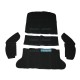 Carpet Kit, 5-Piece Rear Well/Cargo Area, Black