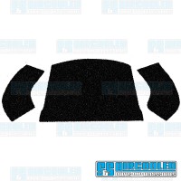 Carpet Kit, 3-Piece Rear Well/Cargo Area, Black
