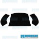 Carpet Kit, 3-Piece Rear Well/Cargo Area, Black