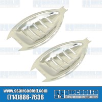 Door Handle Guards, Left & Right, Stainless Steel