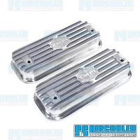 Valve Covers, Bolt On, Aluminum, Polished