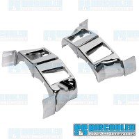 Deflector Tin, Cool Tins, Mounts Under Cylinders, Left & Right, Chrome