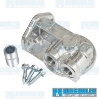 Oil Filter Adapter, 3/8in Left Ports