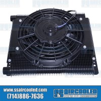 Oil Cooler Kit, 96-Plate, Includes 12 Volt Reversible Fan