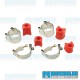 Sway Bar Mounting Kit, 3/4in. Dia. Bar, Front, Urethane Bushings
