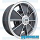 Wheel, BRM, 15x5, 5x205 Pattern, Gloss Black w/Polished Spokes & Lip