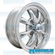 Wheel, GT-8, 8 Spoke, 15x5.5, 4x130 Pattern, Polished