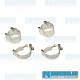 Sway Bar Clamps, T-Bolt Style, Stainless Steel