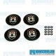 Center Cap, 3-Prong w/Wolfsburg Crest for Hub Cap