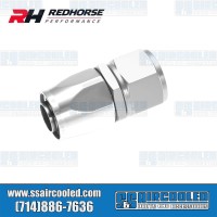 -6AN Straight Female Hose End, Silver