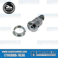 Glove Box Latch, Non Locking, Chrome