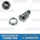 Glove Box Latch, Non Locking, Chrome