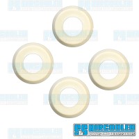 Door Handle/Window Winder Buffers, Left & Right, Ivory