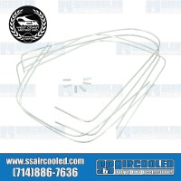 Window Molding Kit, Windshield, Quarter Window, Rear Window, Aluminum C-Style w/Clips