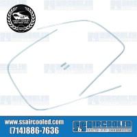 Window Molding, Rear Window, Aluminum C-Style w/Clips