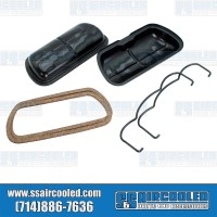 Valve Covers, Stock, Steel, Black