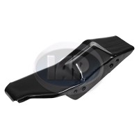 Deflector Tin, Mounts Under Rear Tin, Left, Black