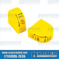 Heater Control Knob, Yellow