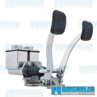 Pedal Assembly, Clutch/Brake, Hydraulic, Polished