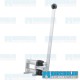 Turning Brake, .750in Bore, Upright Single Handle, Polished
