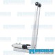 Turning Brake, .750in Bore, Upright Dual Handle, Polished