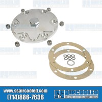 Sump Plate, Aluminum, Silver