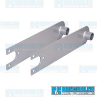 Spring Plates, 1-1/4in Collar, 21-3/4in Torsion Bar, Heavy Duty, Swing Axle, Silver