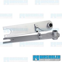 Spring Plates, Adjustable, 1-1/4in Collar, 21-3/4in Torsion Bar, Swing Axle, Silver