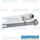 Spring Plates, Adjustable, 4-1/4in Collar, 24-11/16in Torsion Bar, Swing Axle, Silver