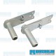 Spring Plates, Adjustable, 6-1/8in Collar, 26-9/16in Torsion Bar, IRS Axle, Silver