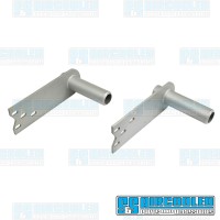 Spring Plates, 6-1/8in Collar, 26-9/16in Torsion Bar, Heavy Duty, IRS Axle, Silver