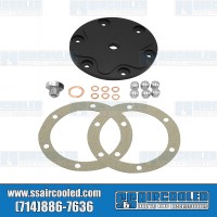 Sump Plate, Aluminum, Black