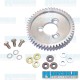 Camshaft Gear, Helical Cut, Adjustable, Aluminum