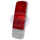 Tail Light Lens, Red/Red/White, US Style, Left or Right