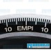 EMPI VW Crankshaft Pulley, 6-3/4in, Sand Seal, Billet Steel, Solid, Silver Zinc w/Black Numbers, 33-1091-0
