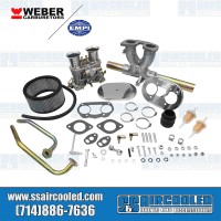 Carburetor Kit, Single 44 IDF w/Air Filter
