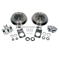 Disc Brake Kit, Front, 5x205mm, SS Braided Hoses, No Hassle, AC Industries