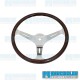 Steering Wheel, 380mm Diameter, 31mm Grip, Dark Classic Wood