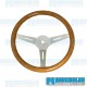 Steering Wheel, 380mm Diameter, 31mm Grip, Light Classic Wood