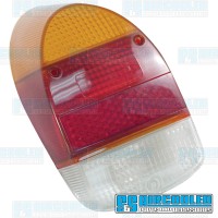 Tail Light Lens, Amber/Red/White, Euro Style, Left or Right