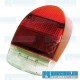 Tail Light Lens, Red/Red/White, US Style, Right