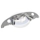 Rear Tin, Pulley, w/Heat, w/o Pre-Heat, Chrome