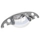 Rear Tin, Pulley, w/Heat, w/Pre-Heat, Chrome