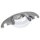 Rear Tin, Pulley, w/o Heat, w/Pre-Heat, Chrome