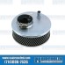  VW Air Filter Assembly, Stock/ICT/EPC, Round, Foam, Chrome, AC129741B