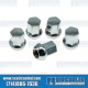 Lug Nuts, M14-1.5, Ball Seat, Porsche Style, Steel, Chrome
